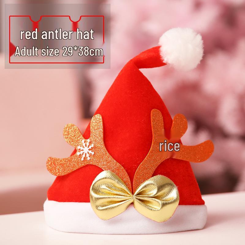 2025 Luminous Christmas Hat: Snowman & Reindeer Design for Kids & Adults