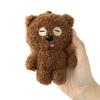 1Pcs Cartoon Little Bear With Hat Doll Key Chain Pendant Plush Toy Doll Keychain Backpack Pendant Accessories Gift For Children