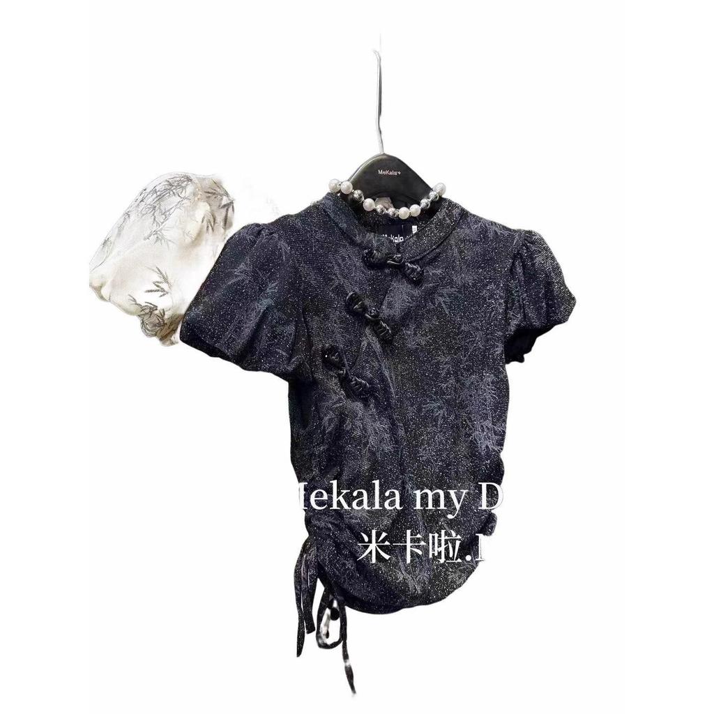 The tops are popular in summer, small and fresh, and the 2025 shirts are summer clothes, and the summer models are irregular.