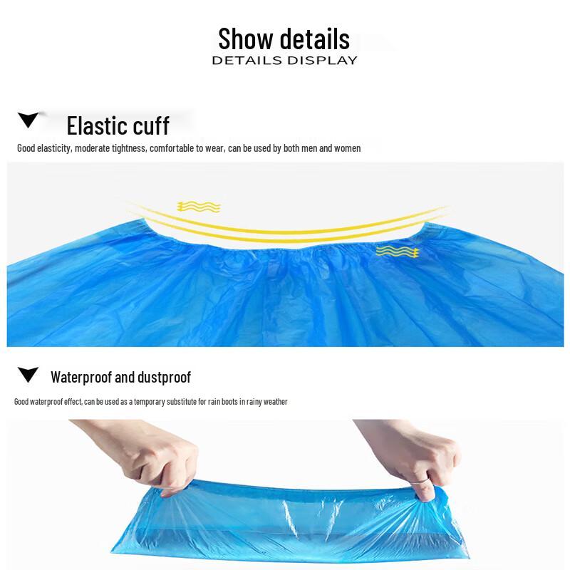 Xirunjia Large Disposable Shoe Covers