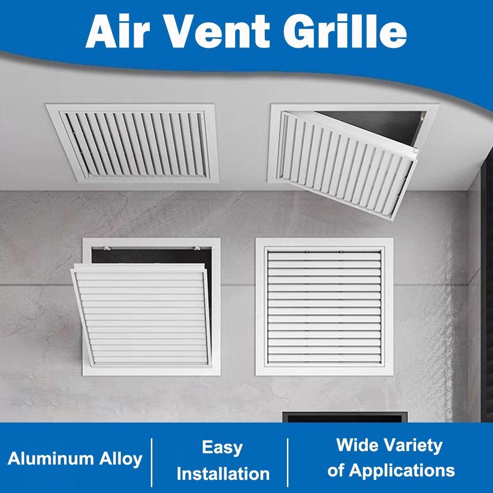 Square Air Vent Grille White Gable Wall Shed Vent New Gable Vent Ceiling