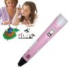 3d Drawing Pen With Pvc Sketchpad And Scissor For Children Art Gift