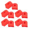 RISK Bicycle Crank Cover Bike Silicone Crank Arm Protector Boot Guard for Bicycle Pedal Shaft Red