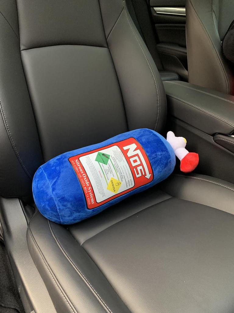Nitrogen Bottle Car Neck and Waist Headrest Pillow