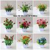 10 Styles Simulation Plant 16~22cm Home Living Room Ornaments Artificial Flowers  Home Decor