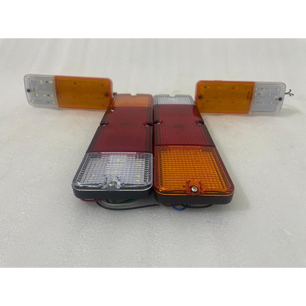 Fanali Posteriori LED + Luce Paraurti Anteriore Suzuki Samurai SJ410 SJ413 Gypsy | Adatto Per