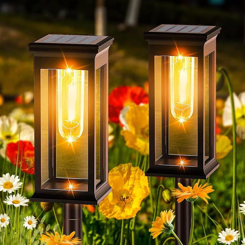 Solar Tungsten Filament Outdoor Light for Garden, Driveway, Walkway, Courtyard, and Lawn