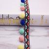 1/5/10Yards Pom Pom Trim Lace Fabric MINI Pearl Pompom Fringe Ribbon Sewing Lace Kintted Fabric Handmade DIY Craft Accessories