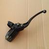 7/8" 22mm Front Right Brake Master Cylinder for Honda Kawasaki Suzuki CB400 CB Custom (Black)