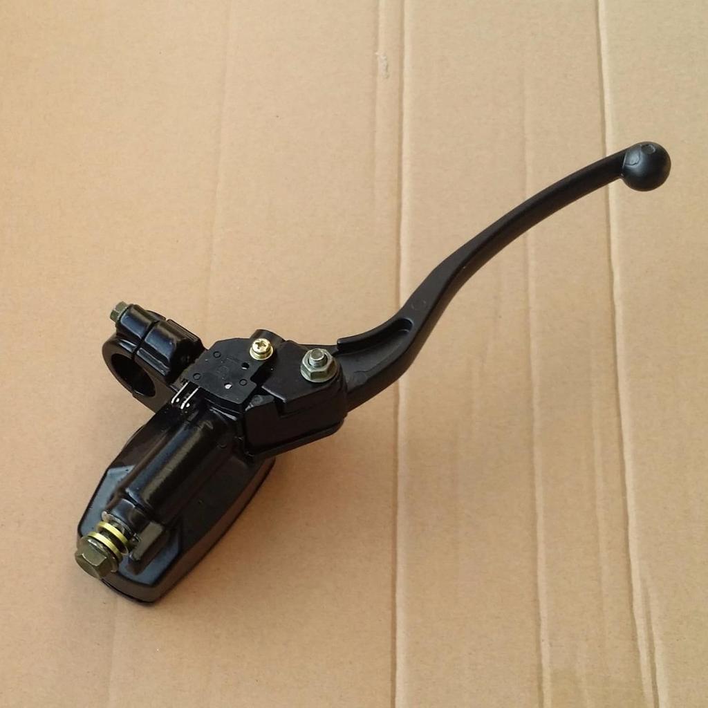 7/8" 22mm Front Right Brake Master Cylinder for Honda Kawasaki Suzuki CB400 CB Custom (Black)