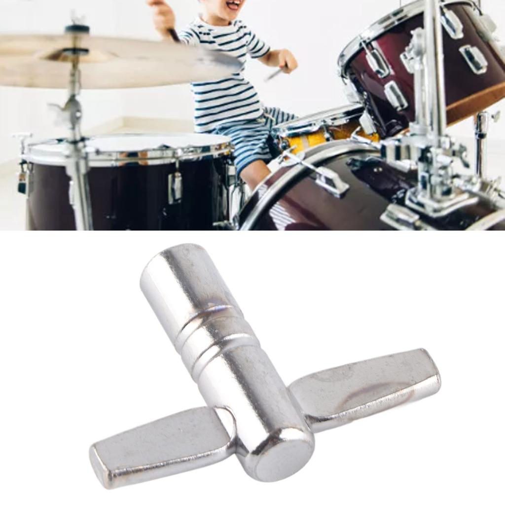 T Drum Key Metal High Speed Rotation Wear Resistant Portable Universal Drum Tuning Key