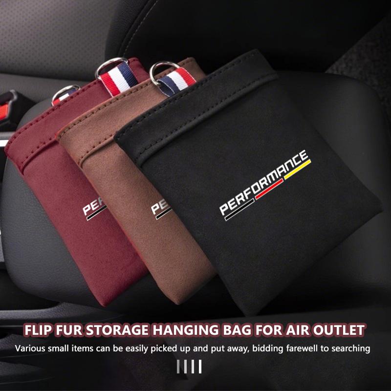 For BMW Car Air Outlet Storage Box Organizer Hanging Bag Phone Holder E91 E92 E60 F10 F30 E39 E36 E87 X1 X3 X5 E70 E46 E90