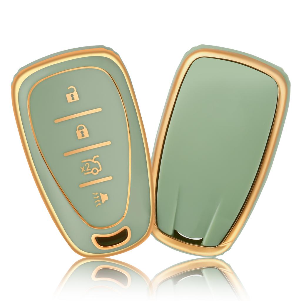 Car Key Fob Case Cover For Chevrolet Blazer Malibu Camaro Cruze Traverse Spark Equinox Sonic Volt 5 Button Key Protect Shell