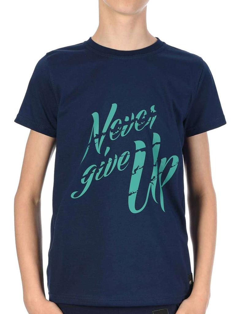 Jungen T-Shirt mit Never Give Up