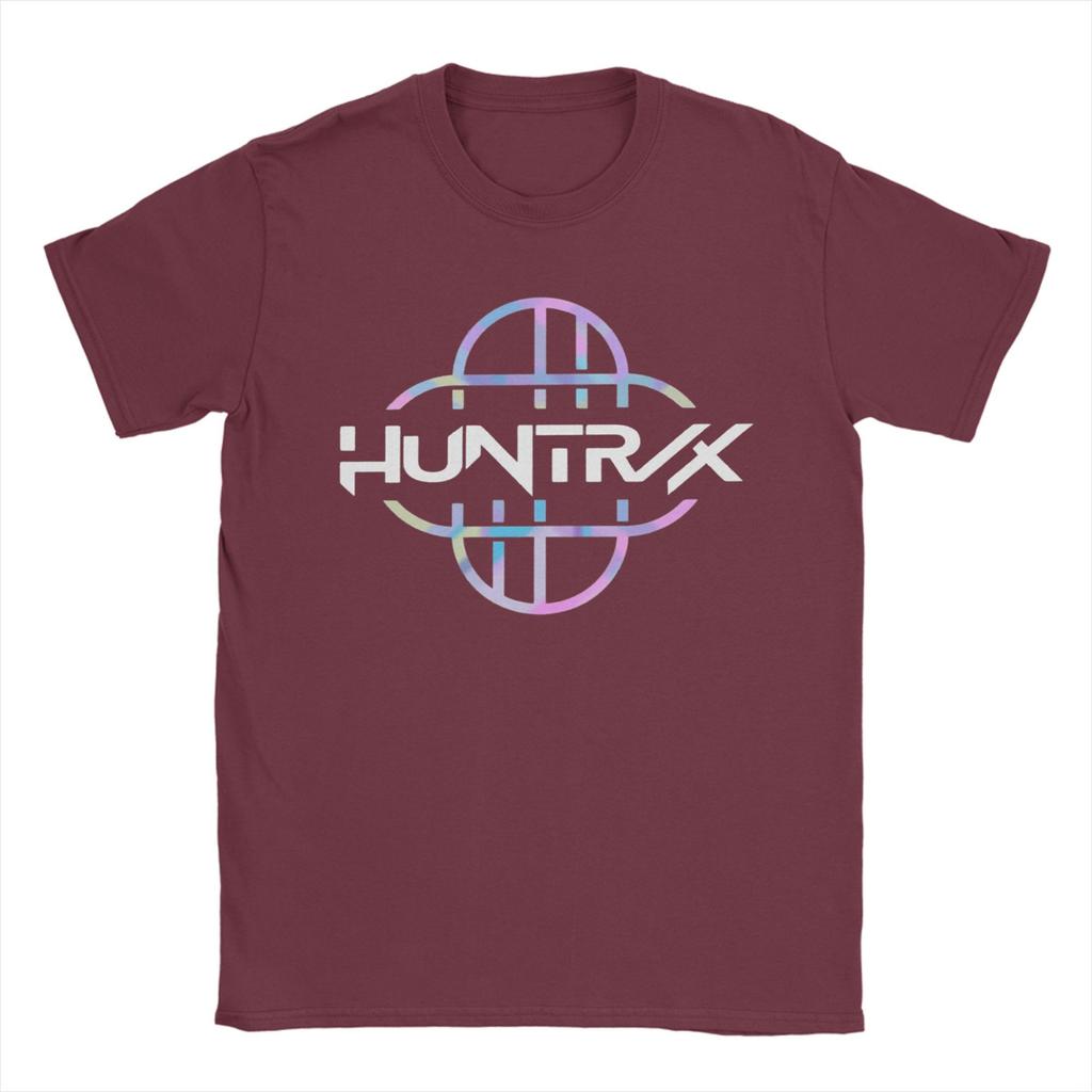 K POP Demon Hunters Logo T-Shirt for Men HUNTRIX Casual Pure Cotton Tees O Neck Short Sleeve T Shirts Adult Clothing