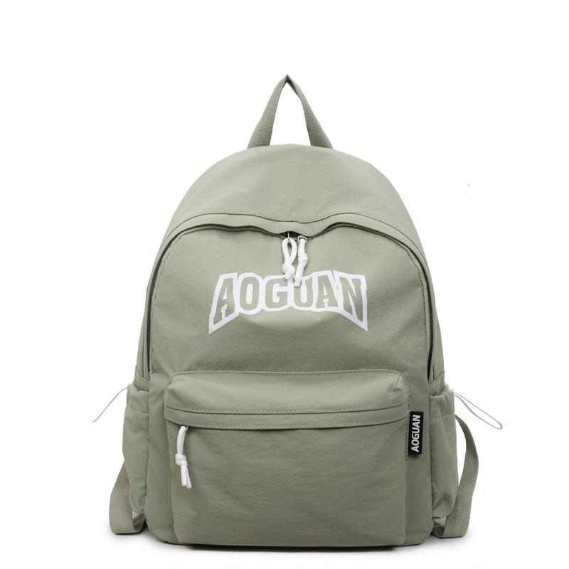 Niche schoolbag female junior high school simple leisure travel backpack large capacity college students class backpack tide