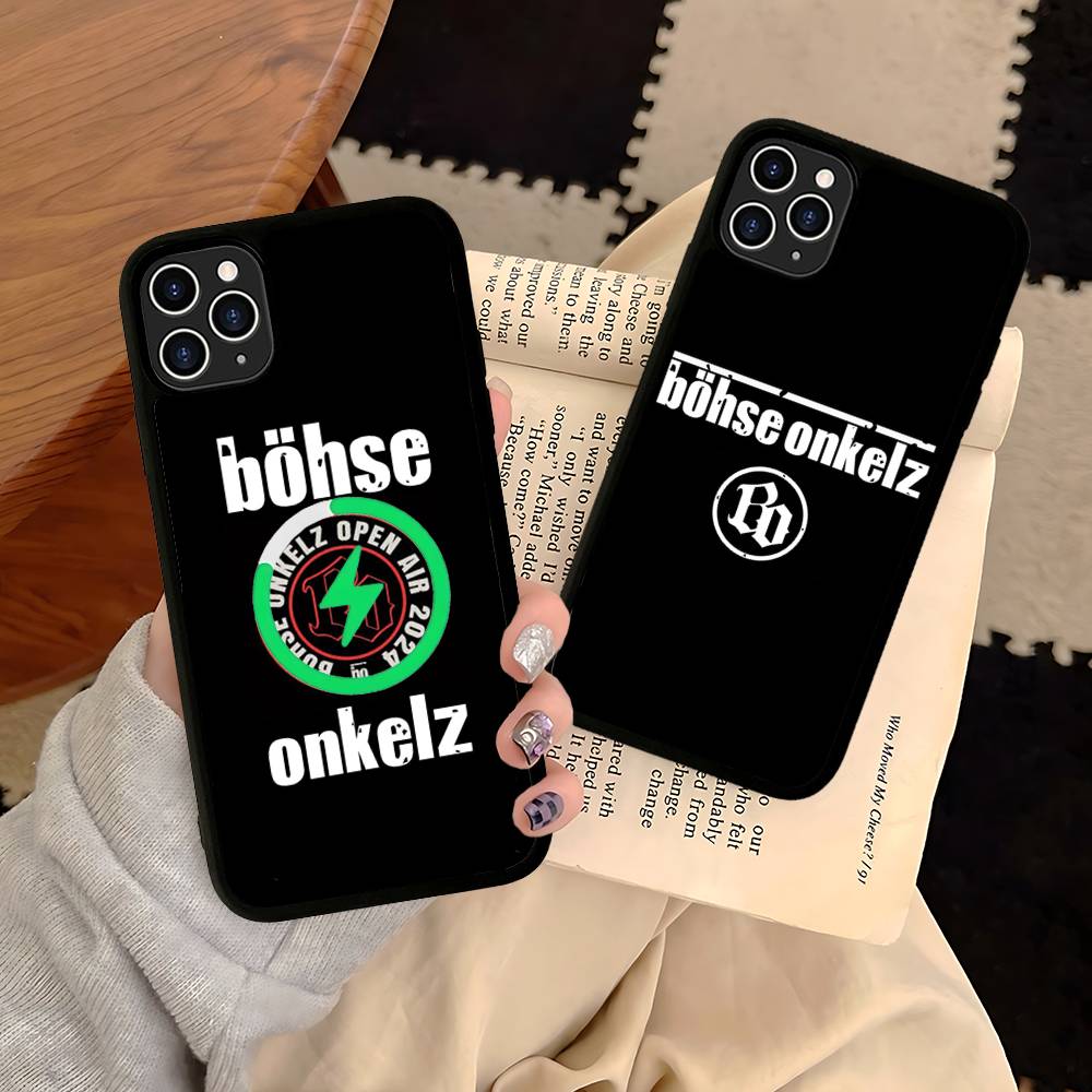 B-Bohse O-Onkelz Band Nero Per Custodia Magnetica Telefono Per IPhone 16 15 17 Pro Max 11 12 13 14 Plus Cover