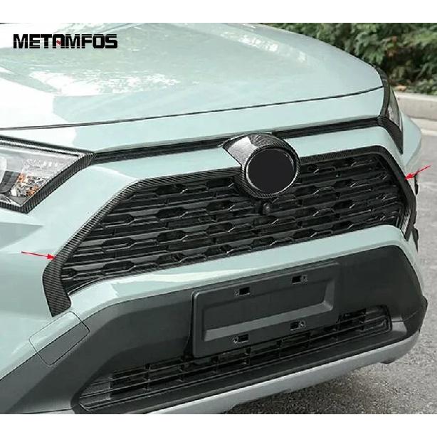 For Toyota Rav4 Rav 4 Limited/LE/XLE/Hybrid -2024 2025 Chrome Front Bumper Mesh Grille Around Racing Grill Trim Accessories