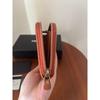Used PRADA Prada Saffiano Round Zipper Long Wallet Orange