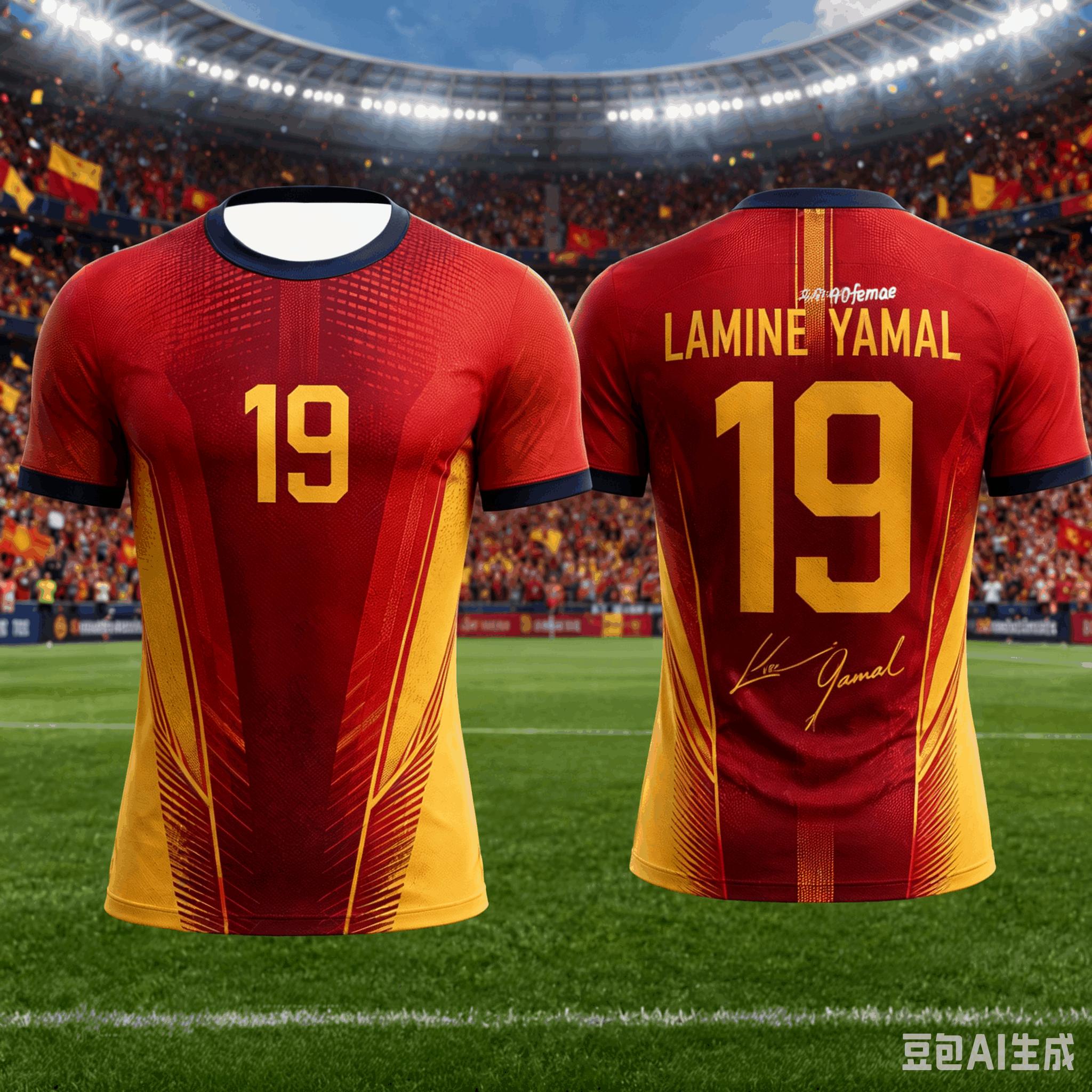 Lamine Yamal Fußball Fan T-Shirt Sommer Neuankunft Limitierte Auflage Sporttrikot Kinder Erwachsene Outdoor Spiel Training Fußball Oberteil 4XL orange
