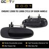 OCPTY Door Handle Exterior Rear Passeneger Right Side Replacement Fit 1993-1997 for Geo Prizm for Corolla Outside Door Handle Black