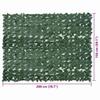 VidaXL Balcony Screen with Leaves, Privacy Screen, Privacy Fence, Garden Privacy Screen, 367842