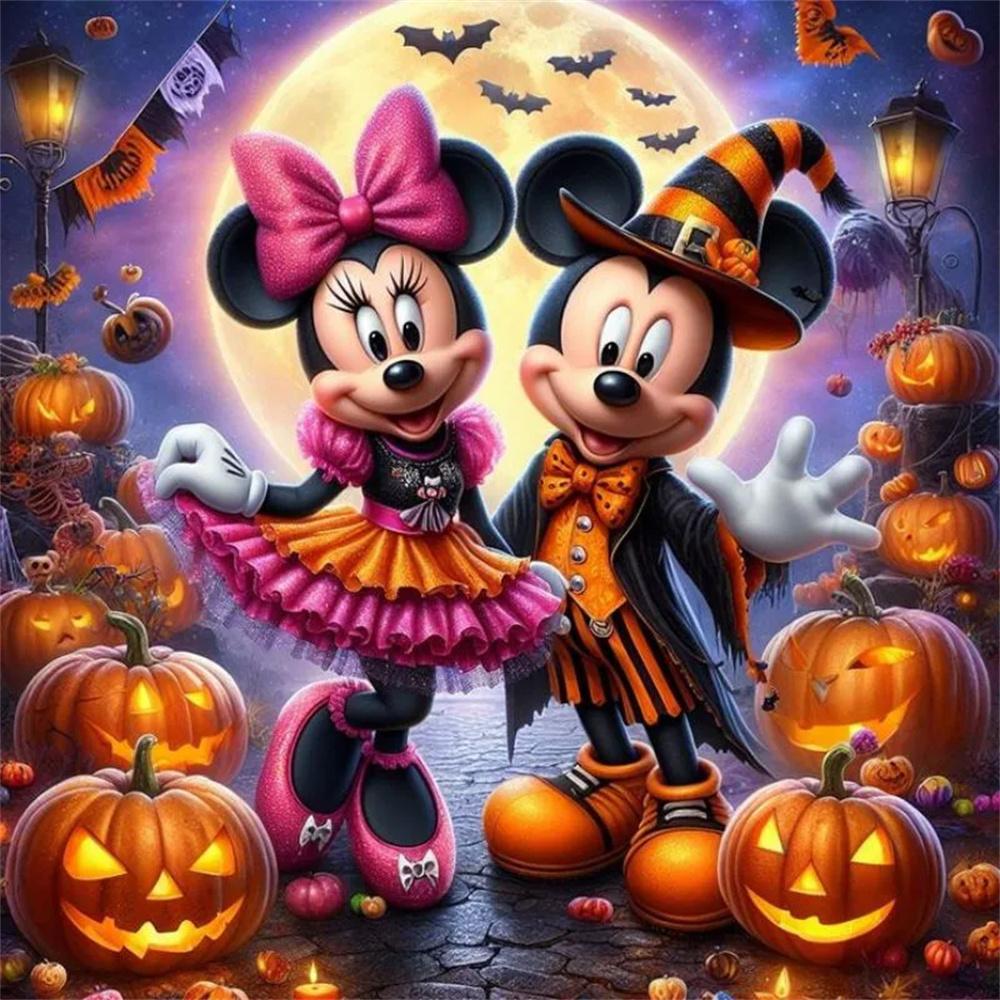 Disney Multi-character Collection Diamond Painting 5D Full Diamond Cartoon Home Bedroom Living Room Decoration Large Painting