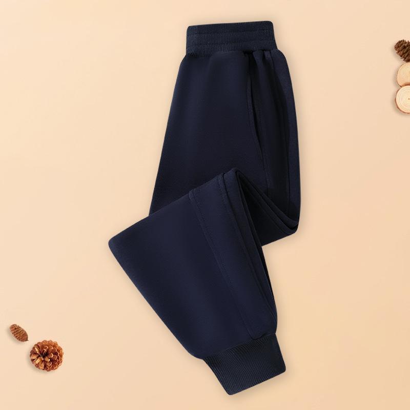 Дышащие однотонные весенне-осенние спортивные штаны для мальчиков - Удобные спортивные штаны 140cm