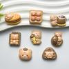 Handmade Cartoon Bear Resin Accessories for DIY Hair Clips and Ornaments