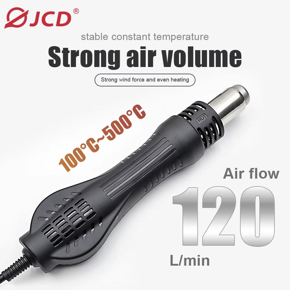 JCD 8586D Soldering Station 2 IN 1 Hot Air Gun Electric Soldering Iron LCD Dual Digital Display 750W SMD Welding Rework Station