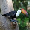 Simulated Animal Wild Big Billed Bird Ramphastos Toco Model Ornament Toys