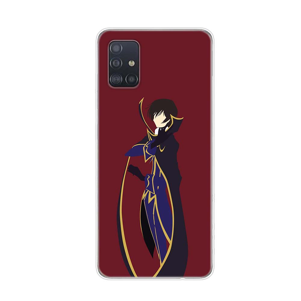 Desen animat Code Geass Lelouch Pentru Samsung Galaxy A01 A11 A12 A22 A21S A31 A41 A42 A51 A71 A32 A52 A72 A02S Husă Moale pentru Telefon