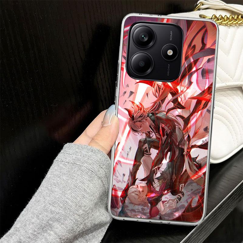 Arlecchino Genshin Impact Case for Xiaomi Redmi Note 14 13 12 11 Pro Plus Phone Cover 14S 12S 11S 11E 11T 10S 10 9S 9 Silicone F
