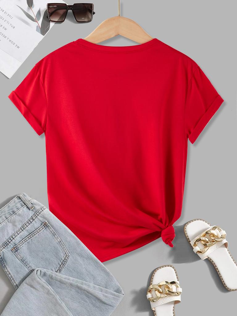 Queen Crown Graphic Printed TShirts Womens Basics ONeck T Shirts Comfortable Loose Short Sleeve Tops Summer Soft Woman Clothes