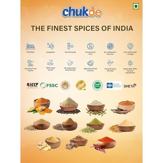 Chukde Bhuna Chana, Roasted Bengal Gram Without Skin, 600g, Pack of 200g X 3