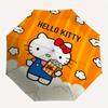 Popcorn Hello Kitty Durable Cartoon Folding Umbrella, Portable 3-Fold Compact Umbrella for Men and Women, Suitable for Travel or Daily Use.Y082