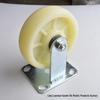 6-Inch Heavy Duty White Nylon Swivel & Fixed Caster Wheel