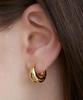 Byhyeres Luna Pebble One Touch Earrings M (Yellow) Bh6E45621Ybxxx