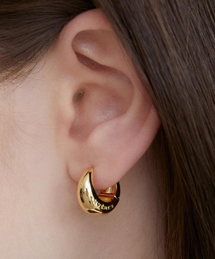 Byhyeres Luna Pebble One Touch Earrings M (Yellow) Bh6E45621Ybxxx