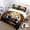 Romantic Panda Gift Set For Lovers Exquisite Three-Piece Bedding Set Gift For Kids And Adults