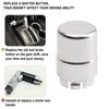 For Hummer H2 and H2 SUT 2003 2004 2005 2006 2007 Car Interior Transmission Shifter Button Silver Auto Replacement Accessories