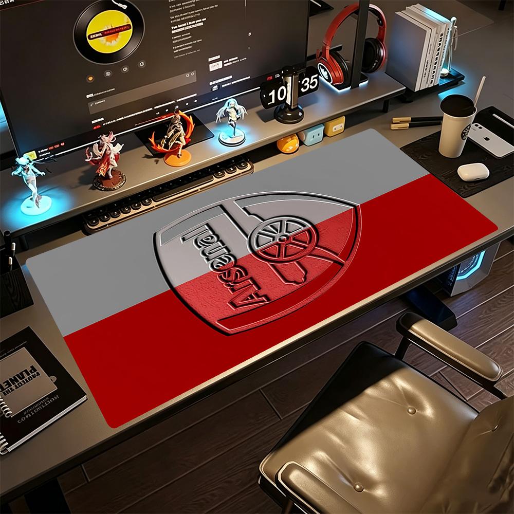 Arsenal Gaming-Mauspad Schreibtisch-Mauspad Computertisch Tastaturmatte Rutschfester Gummiunterboden Geeignet für Büro Gaming-PC Laptop