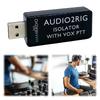 AUDIO2RIG USB Sound Card Connector Isolator Supports VOX PTT Control USB Sound Adapter Sound Card Adapter for KENWOOD YAESU ICOM