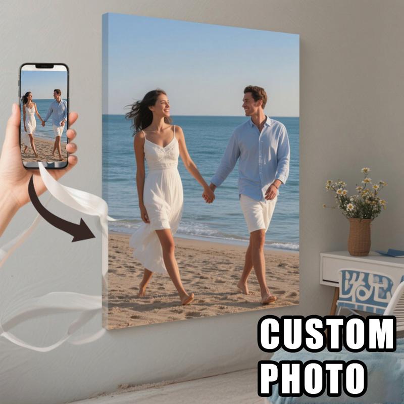 Pôster de Lona Personalizado com Foto Personalizada Decoração de Casa Imprima Suas Fotos Arte em Lona Fotos, Animais de Estimação, Casamento, Família Para Festivais, Festa, Eventos Temáticos