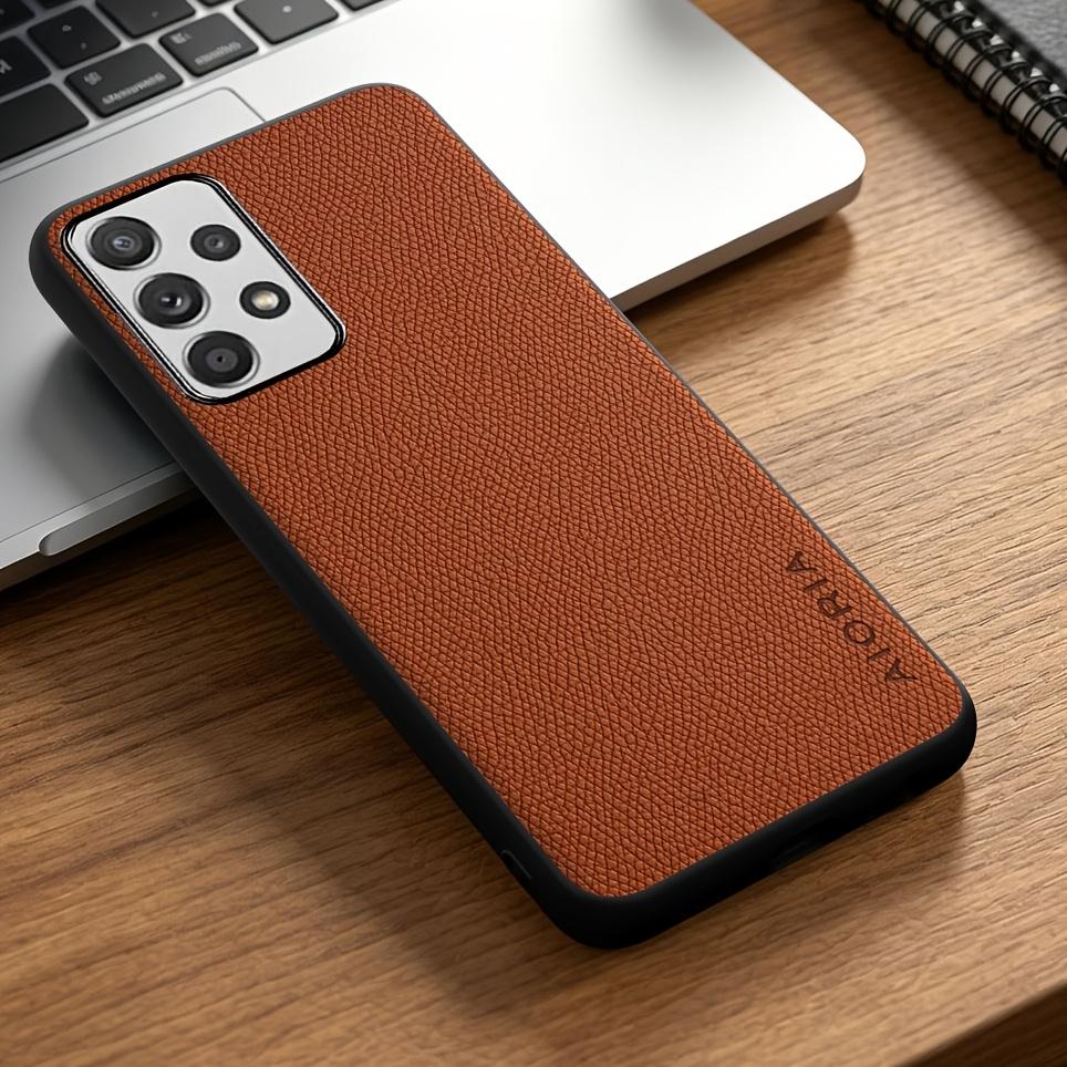 Phone Case: for Samsung for Galaxy A13 A23 A33 A53 A73 Case Solid Color Elegant Synthetic Leather Stylish Phone Case