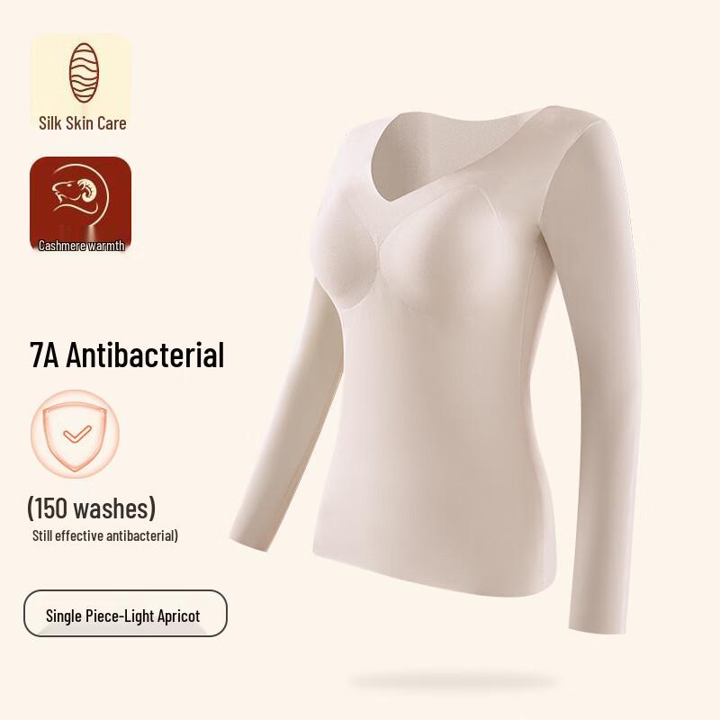 Женский бесшовный термобелье с бархатной подкладкой L-XXL