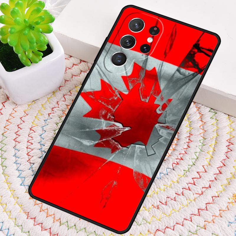 Canada Canadian Flag Soft Phone Case for Samsung Galaxy Note 10 Pro S26 Ultra S23 S24 FE S25 S21 S22 PLUS Shockproof Cove