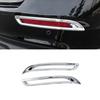 Chrome 2X Rear Fog Lamp Bumper Light Cover Trim For Honda Accord 2023 2024 2025