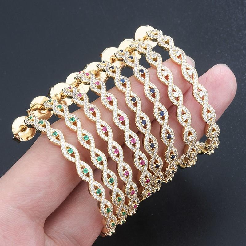 Earrings Women S Epoxy Circle C-Shaped Earrings Temperament Retro Christmas Gift Earrings