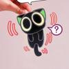 1/3Pcs Fun Cartoon Anime Peripherals Luo Xiaohei Brooch Cute Black Cat Rocking Acrylic Badge For Backpack Decor Accessories